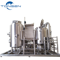 Équipement de brassage de bière électrique en acier inoxydable 200l