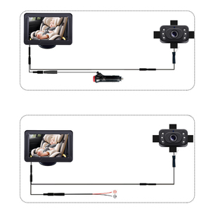 Full HD 4 .3 Inch 1080P Hỗ Trợ Ứng Dụng Với Tầm Nhìn Ban Đêm Wifi Phía Trước Và Phía Sau Ống Kính Kép Bé Xe Máy Ảnh Bé Xe Máy Ghi Âm - Product Image 2