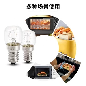 15W 25W lò vi sóng ánh sáng bóng đèn T22 T25 <span class=keywords><strong>E14</strong></span> chịu nhiệt 300 độ C LÒ sợi đốt chỉ Số bóng đèn sợi đốt - Product Image 3