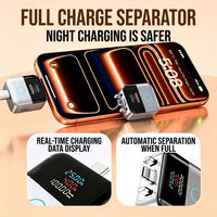 [Disjoncteur de charge complète] Coupure automatique de l'alimentation et déconnexion en cas de charge complète, charge rapide PD140W, pour iPhone/Android/écouteurs