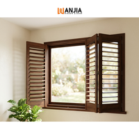 Persianas de Aluminio con Marco Gris para Ventanas Interiores Residenciales, Control de Luz