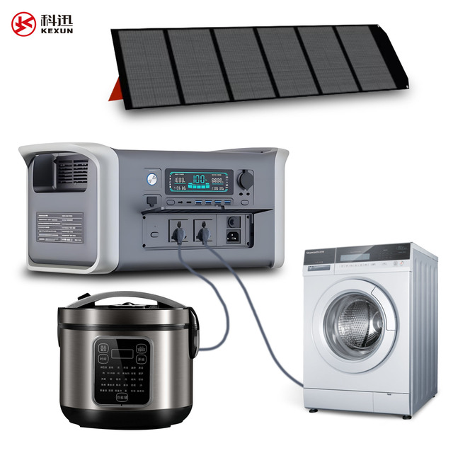 Portable Power Station Lifepo4 1024wh-2048wh Battery 1000w-2000w Solar Generator Charge Backup MPPT Car Controller Flashlight