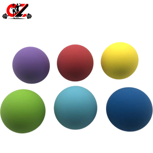CZFIT Custom Silicone Lacrosse <b>Ball</b> for Yoga Relaxation Solid <b>Massage</b> <b>Ball</b> with Professional Logo Printing or Laser Engraving - Product Image 1