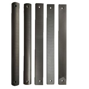 Herramienta de mano personalizada, limas planas de bastardo, limas de aluminio de doble orificio al diplopore, Lima plana y Media redonda - Product Image 1