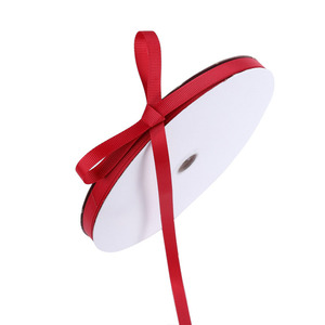Tùy chỉnh 6mm <span class=keywords><strong>Polyester</strong></span> đôi mặt Grosgrain BĂNG BĂNG 100Y 221 màu sắc cho thông minh Ribbon Bow - Product Image 3