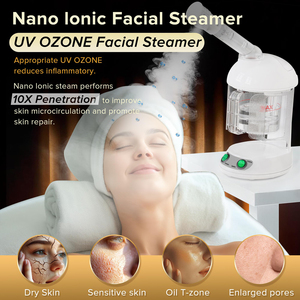 Nano Ionic Facial <b>Steamer</b> With Big Water Tank 360 Degree Adjustable Nozzle Aromatherapy Function For Professional Salon Home Spa - Product Image 6