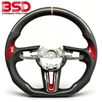 Accessoires intérieurs pour volant en fibre de carbone adaptés aux Mazda 3, 6, Axela, Atenza, RX-8, MX-5, CX-3, CX-8, CX-9, CX-4, CX-5, RX-7
