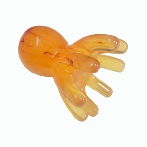 Orange Octopus Shape Facial Massage Tool for Home Use Head Guasha - Product Image 6
