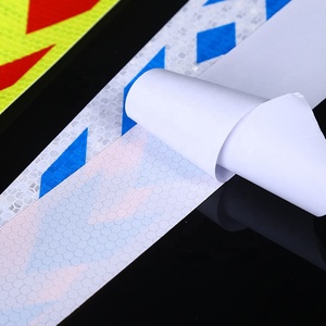 Bannière en vinyle réfléchissant, <span class=keywords><strong>film</strong></span> PVC en nid d'abeille pour bord de route, ruban/autocollant, feuille de matériau réfléchissant ARROW SAFETY - Product Image 5