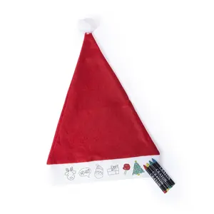 Cappello di Babbo Natale da colorare, gadget personalizzati - Product Image 1