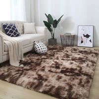 Tapis de Salon Grande Taille 100 % Polyester, Luxe en Fausse Fourrure, Moquette Épaisse et Douillette, Tapis Shaggy à Poils Longs pour Noël