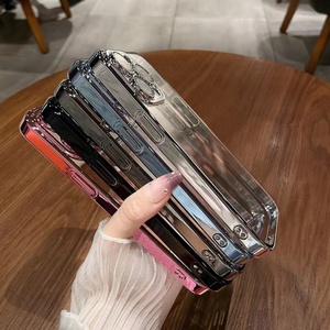 เคสโทรศัพท์ใสเคลือบ PC ป้องกันเลนส์กล้อง ดีไซน์วงแหวน CD สำหรับ iPhone 14 13 Pro 12Pro XR - Product Image 5