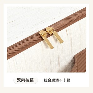 Clothing Organizer <b>Storage</b> <b>Box</b> Rectangle Foldable With Lid Stackable For Clothes Quilts Household Use - Product Image 4