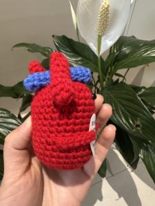 Muñeca de Ganchillo Hecha a Mano de la Serie New Heart, Muñeca Tejida Inspiradora, Regalos Románticos para el Día de San Valentín - Product Image 5