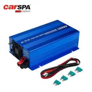 כוח מהפך CARSPA חדש מגיע 1000w dc ac Off רשת טהור סינוס גל מהפך עם יציאת USB עבור בית שימוש ושמש מערכת