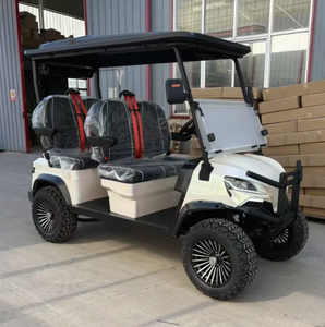 รถกอล์ฟล่าสัตว์รุ่นใหม่ล่าสุดปี 2025 แบตเตอรี่ลิเธียม 24V  2/4/6 ที่นั่ง  สำหรับขับขี่ออฟโรดและบนถนนได้  รถกอล์ฟไฟฟ้ามอเตอร์ 5KW รับน้ำหนักได้ 300 กก. - Product Image 2