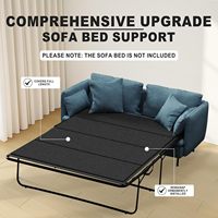 Support de matelas robuste en tissu Oxford moderne avec sommier en bois réglable pour la réduction du bruit des canapés et des lits