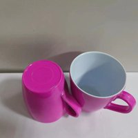 Tasse à café en mélamine en plastique coloré avec poignée prix de gros pour les voyages de fête et la consommation de lait