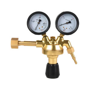Regulador de Flujo de Latón Tipo Argón Italiano, Estructura Reductora de Presión para Uso Industrial, Apto para Helio, CO2, Acetileno, Gas Natural - Product Image 4