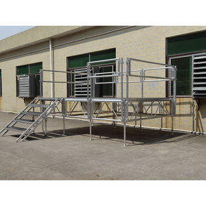 เวทีอลูมิเนียมพร้อมบันไดและราวบันไดโครงโครงอลูมิเนียมโครงสร้างเวทีกลางแจ้ง - Product Image 2