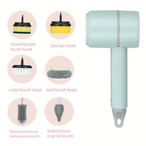 Portable Camping Outdoor Heavy Duty Professional High Pressure Compact Mini Universal Durable <b>Electric</b> <b>Spin</b> <b>Scrubber</b> Wir - Product Image 1