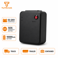 Traceur GPS magnétique pour camion, remorque, conteneur, avec batterie longue durée 10000mAh, bouton SOS d'urgence 12-24V pour véhicules larges