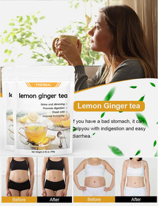 Té de 14 Días para Pérdida de Peso Rápida, Té Natural Quemagrasas, Adelgazante y Detox, Bolsitas de Té para un Vientre Plano, Marca Privada, Venta al por Mayor, OEM, Limón y Jengibre 100% - Product Image 5