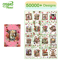 Autocollants OSMO Factory Butterfly UV pour gobelets, imperméables, résistants aux UV, écologiques, brillants, lavables