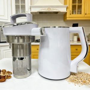 Upower Onemylky 50 Oz Machine à lait végétal en acier inoxydable avec moteur en cuivre pur, préparation du lait en 60 secondes, lait d'amande/d'avoine, usage domestique - Product Image 3