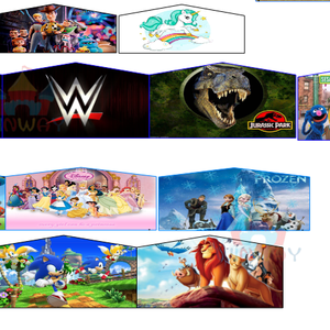 แบนเนอร์ธีมตัวการ์ตูนหลากหลายแบบปรับแต่งได้ สำหรับ<span class=keywords><strong>บ้าน</strong></span>ลมเป่าลมและโปรโมชั่นโฆษณาแบบเป่าลม - Product Image 2