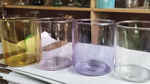 Fabricant de pot de bougie en verre Borosilicate en rose clair jaune Lalic, récipient de bougie en verre résistant à la chaleur de haute qualité - Product Image 3