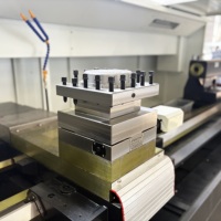 Escritorio doméstico totalmente automático CK6150 mandril manual de tamaño mediano Sistema de control Gsk Torno CNC