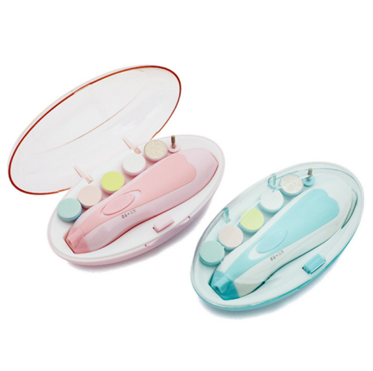 Оптовая продажа, автоматические электрические ножницы для ногтей для новорожденных, ножницы для ногтей для малышей, ножницы, инструменты для ногтей с подсветкой