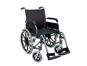 Silla de Ruedas <span class=keywords><strong>Manual</strong></span> Plegable Estándar de Estilo Europeo, de Aleación de Aluminio, Portátil, Compacta y Ajustable - Product Image 1