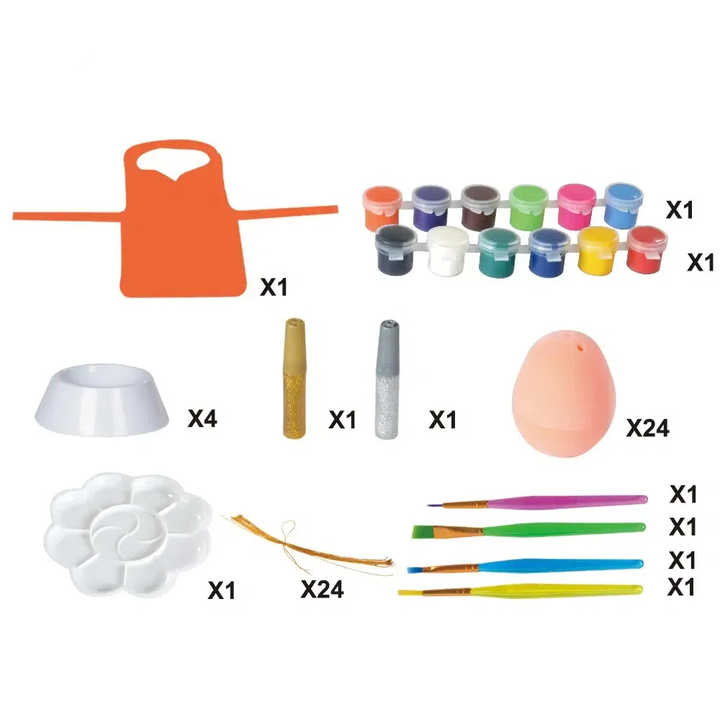 Jinming Painting Easter Eggs Kids DIY Toys Colors Drawing Eggs With Colored Pen