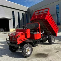 Camion benne agricole tout-terrain 4x4 multifonctionnel 1500 kg pour forêts et pentes, terrains boueux et souple