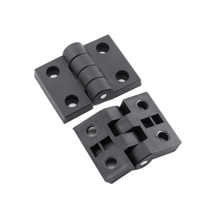 Bisagra de nailon PA negra para caja de distribución eléctrica de diseño industrial - Product Image 2