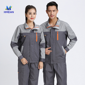 Tenue de <span class=keywords><strong>travail</strong></span> à manches longues pour hommes et femmes pour l'atelier de réparation automobile printemps automne vêtements d'usine uniforme de sécurité vêtements de <span class=keywords><strong>travail</strong></span> - Product Image 4