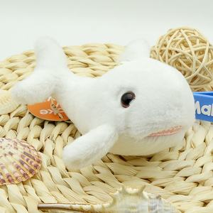 Venta al por mayor de llavero de ballena asesina de cuatro pulgadas personalizable ODM llave colgante lindo pequeño juguete de peluche hecho tela de algodón lavado PP algodón - Product Image 2
