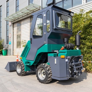Loader Mini Skid Steer Roda Kecil Tahun 2025 untuk Penggunaan Kebun dan Pertanian, Produsen Cina, Penjualan Laris - Product Image 5