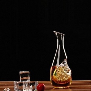 Bouteille à vin en verre grande capacité avec poignée, large ouverture, anti-goutte, bouteille aérateuse pour vin rouge et blanc - Product Image 4