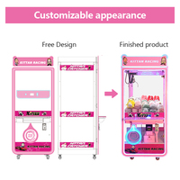 Machine de jeu d'arcade à griffes à monnayeur pour peluches, vente directe usine