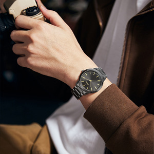 Reloj de Cuarzo para Hombre de Alta Gama Importado, Ultrafino, con Correa de Acero Inoxidable 316L, Resistente al Agua 30M, de Fábrica - Product Image 3