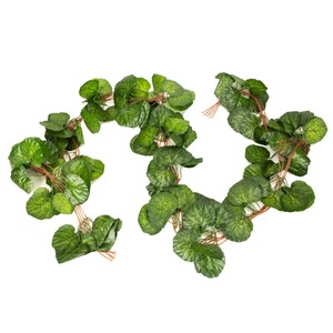 Asamori Creation Artificial Rattan Green <b>Leaf</b> Vines <b>Wall</b> Mounted <b>Decorative</b> Plant Strips For Shop <b>Decoration</b> - Product Image 1