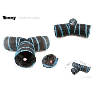 Túnel de juego plegable de tres vías Yommy Pet de 83 cm para gatos - Product Image 1