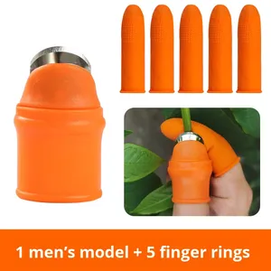 Multifunctional Stainless Steel Manual Pepper Picking <b>Vegetable</b> Picking Finger Protector <b>Tool</b> Garlic Peeling Thumb Knife - Product Image 4
