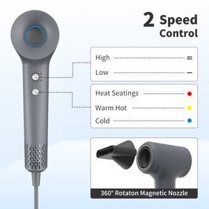 Secador de Pelo Profesional de Alta Gama 1:1 de 1500W con Función Iónica, Motor DC de Alta Velocidad de 110000 rpm, Iones Negativos - Product Image 3