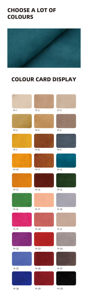 Multicolor ecologisch verantwoorde echt schapenleer van topkwaliteit, chroomvrij, met een authentieke suèdetextuur, geschikt voor schoenen & rokken - Product Image 5