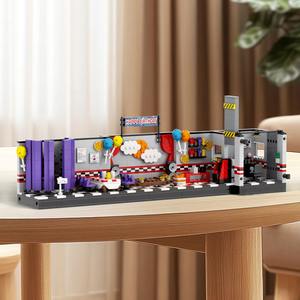 1134 pièces MOC1554 Jeu de construction Midnight Bear Stage Five Nights Freddy Chica Bonnie Foxy Freddy en plastique ABS, jouet de construction DIY - Product Image 5