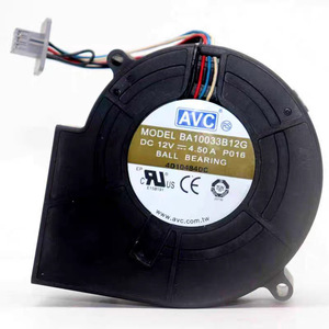 Ventilador de turbina AVC 120x120x38mm 12V DC con rodamiento de bolas para refrigeración de CPU 2.4W 42.5CFM - Product Image 2